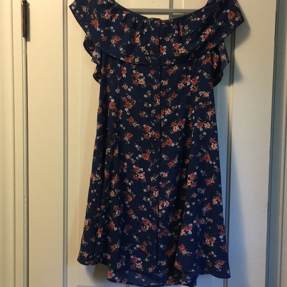 Floral off the shoulder dress